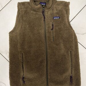 Patagonia Olive Fleece Vest